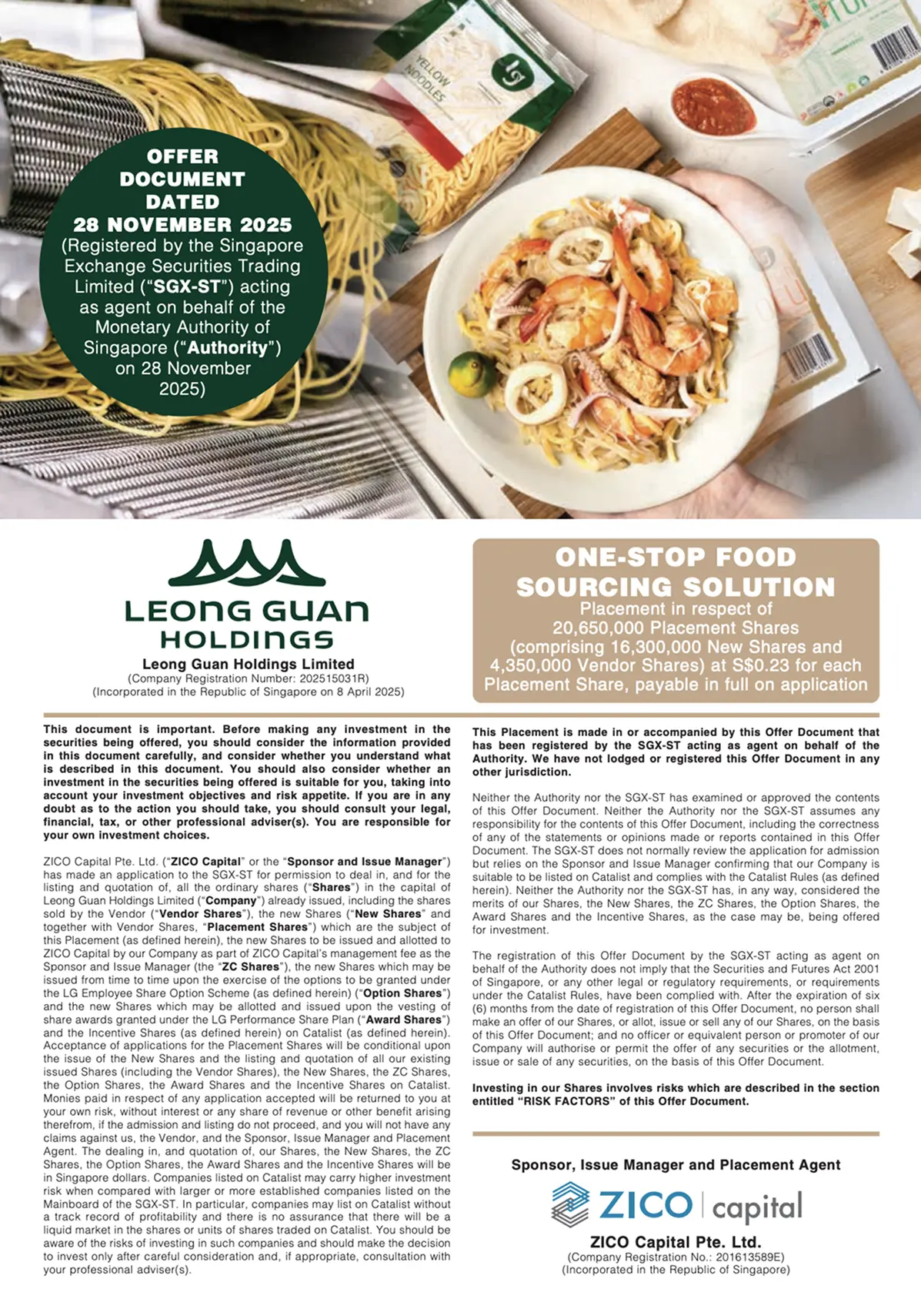 Investor Relations: IPO Offer Document